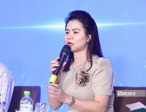 Bà Hoàng Thu Hằng, Phó cục trưởng Cục Quản lý nhà và thị trường bất động sản, Bộ Xây dựng (ảnh LT).