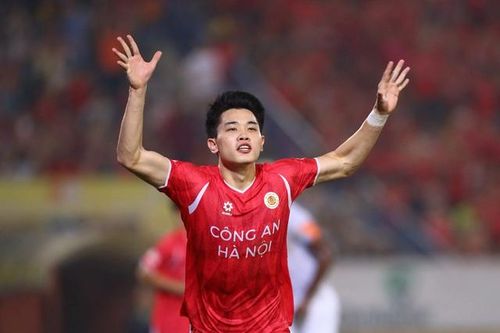 Đình Bắc giải tỏa áp lực và đang cực kỳ thăng hoa. Ảnh: Minh Tú.