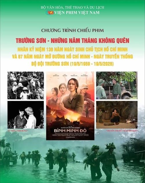 Chương trình giới thiệu những tác phẩm điện ảnh về chiến tranh cách mạng và người lính Trường Sơn