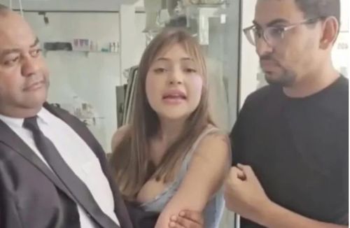 Lais Gabriela Barbosa da Cunha bị bắt giữ.