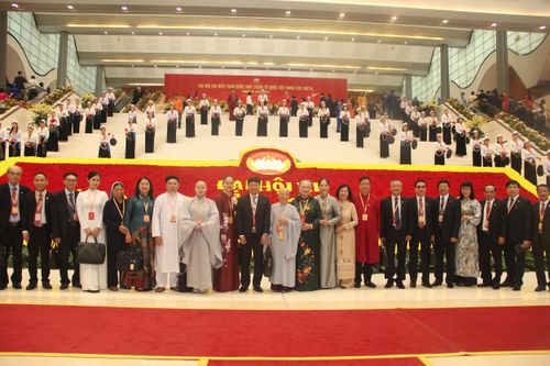 Các đại biểu Đoàn thành phố Hà Nội tham dự Đại hội. Ảnh: Quang Vinh