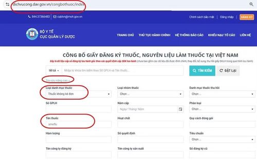 Đây là cách tra cứu tương đối đơn giản. (Ảnh chụp màn hình).