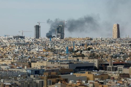 Thủ đô Riyadh của Saudi Arabia bị tấn công trong tháng 3. Ảnh: Reuters.