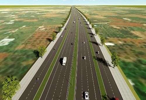 Phối cảnh cao tốc Hồ Tràm - sân bay Long Thành chuẩn bị khởi công