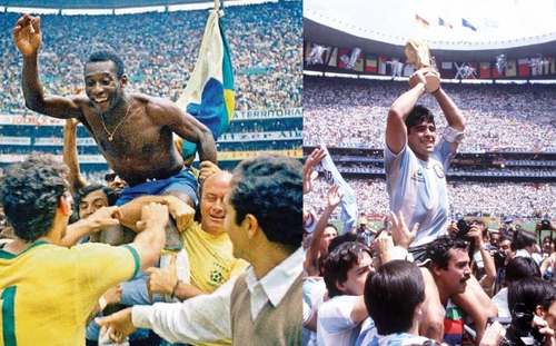 Sân vận động Estadio Azteca là nơi duy nhất chứng kiến khoảnh khắc đăng quang của hai huyền thoại bóng đá vĩ đại nhất thế kỷ XX: Pele và Maradona. Ảnh: Mediotiempo