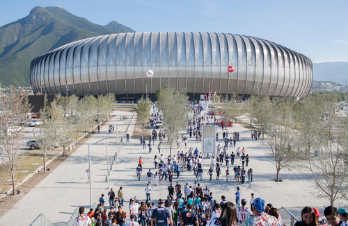 Sân vận động Estadio BBVA là biểu tượng của sự hiện đại và đa năng. Ảnh: ArchDaily