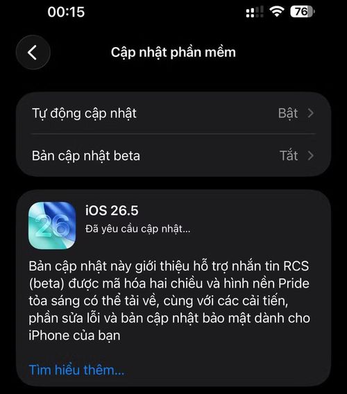 Dù không phải bản cập nhật mang tính “lột xác”, iOS 26.5 vẫn cho thấy Apple đang dần hoàn thiện hệ sinh thái xoay quanh AI gợi ý, bảo mật dữ liệu và các dịch vụ trực tuyến trước khi bước vào giai đoạn cạnh tranh mới của thị trường AI smartphone trong năm 2026.