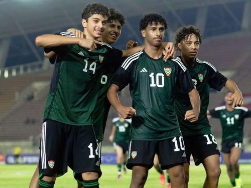 U17 UAE đang đứng cuối khi chỉ có 1 điểm. Ở lượt trận cuối, U17 Việt Nam gặp U17 UAE và U17 Hàn Quốc gặp U17 Yemen. Ảnh: AFC.