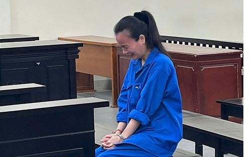 Bị cáo Nguyễn Thị Dương tại phiên tòa.