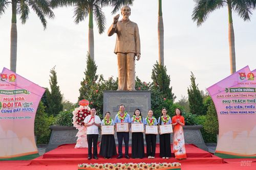 Dịp này, 5 công trình măng non tiêu biểu được tuyên dương tại chương trình. Đây là minh chứng sinh động cho tinh thần sáng tạo, trách nhiệm và ý thức cống hiến của các anh chị phụ trách cũng như các bạn đội viên, thiếu nhi.