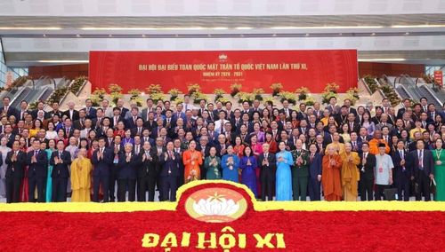 Ủy ban Trung ương Mặt trận Tổ quốc Việt Nam khóa XI, nhiệm kỳ 2026 - 2031 ra mắt Đại hội.