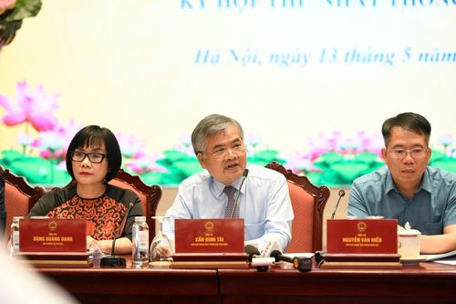 Ông Cấn Đình Tài, Phó Chủ nhiệm Văn phòng Chủ tịch nước, phát biểu kết luận tại họp báo
