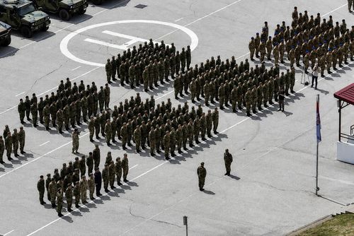 Việc Serbia lần đầu tổ chức tập trận với NATO đánh dấu bước tiến mới trong quan hệ hợp tác giữa hai bên. Ảnh: Serbian Times.