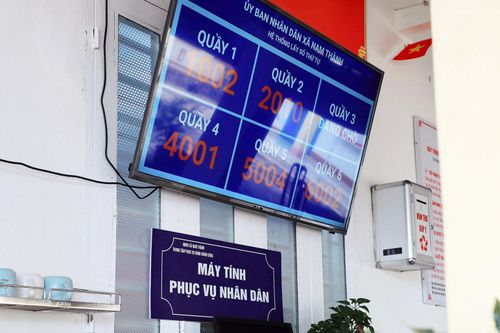 Trang thiết bị tại Trung tâm Phục vụ hành chính công xã Nam Thành được đầu tư cơ bản, đáp ứng nhu cầu hoạt động