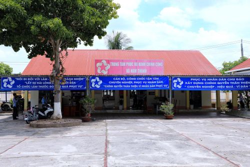 Trung tâm Phục vụ hành chính công xã Nam Thành tận dụng cơ sở vật chất từ xã cũ