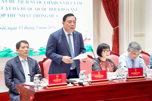 Thứ trưởng Bộ Dân tộc và Tôn giáo Nguyễn Hải Trung phát biểu
