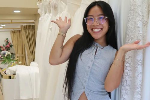  Tiffany Nguyen đặt váy cưới ở Việt Nam để tiết kiệm chi phí. Ảnh: Tiffany Nguyen. 