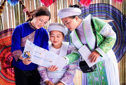 Các nội dung tuyên truyền về pháp luật được lồng ghép trong các buổi sinh hoạt cộng đồng.