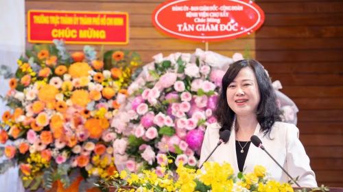 Bộ trưởng Y tế Đào Hồng Lan phát biểu.