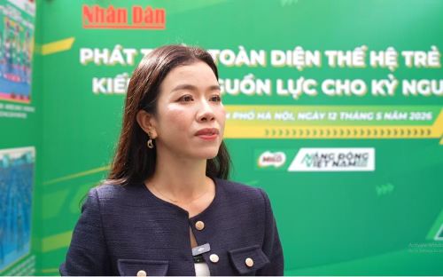 Bà Lê Bùi Thị Mai Uyên, Phó Tổng Giám đốc Nestlé Việt Nam. (Ảnh: QUANG NGHĨA)