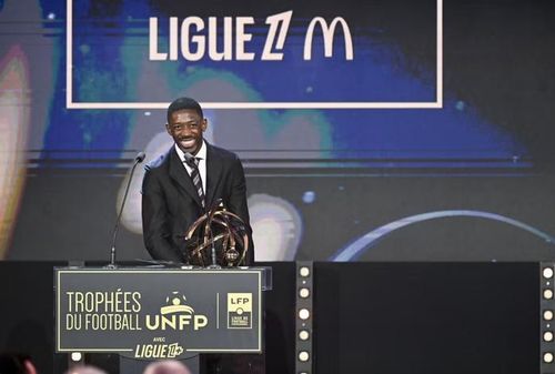 Ousmane Dembele nhận danh hiệu "Cầu thủ xuất sắc nhất Ligue 1" dù chỉ đá chính 9 trận