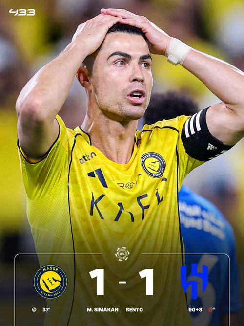 Không chỉ Ronaldo, nhiều cổ động viên cũng bàng hoàng vì tình huống trên.
