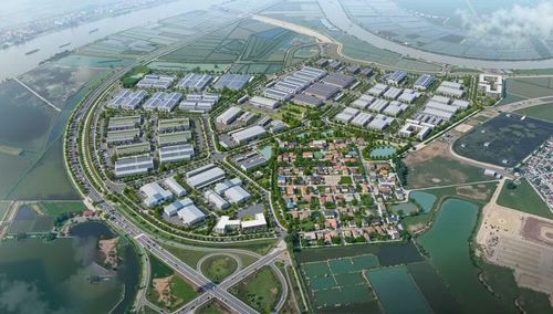 Phối cảnh dự án Khu công nghiệp Nam Tràng Cát.