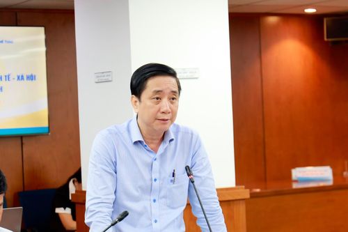 Ông Lê Minh Hải - Phó Giám đốc Sở An toàn thực phẩm (ATTP) TP.HCM thông tin tại họp báo.