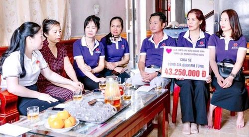 Câu lạc bộ Tâm Bằng Hữu Quảng Ninh chia sẻ, động viên và hỗ trợ cho người thân anh Nguyễn Thanh Tùng.