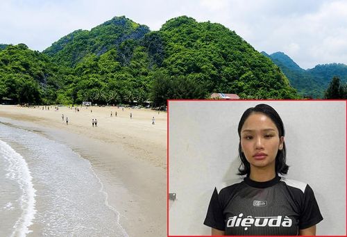  Lực lượng chức năng phát hiện 6 người có biểu hiện sử dụng trái phép chất ma túy, trong đó có ca sĩ Miu Lê, tại khu bãi tắm Tùng Thu, đặc khu Cát Hải.