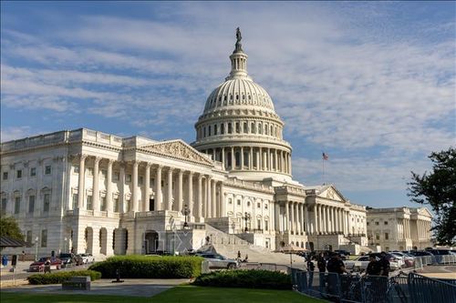 Tòa nhà Quốc hội Mỹ ở Washington, D.C. Ảnh: THX/TTXVN