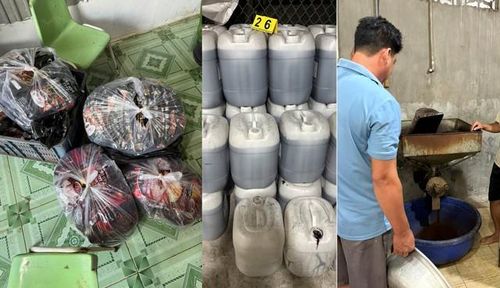 Nơi Đỗ Văn Quý sản xuất cà phê bột giả. Ảnh: Công an tỉnh An Giang.