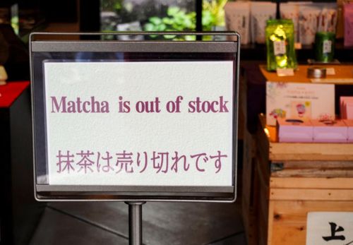 Nhu cầu tăng mạnh dẫn đến tình trạng khan hiếm bột matcha ngay tại Nhật Bản.
