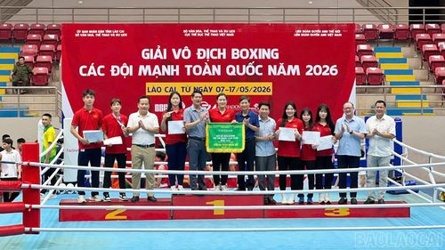 Đoàn Boxing Lào Cai giành 1 huy chương Vàng, 2 huy chương Bạc và 3 huy chương Đồng tại giải đấu.