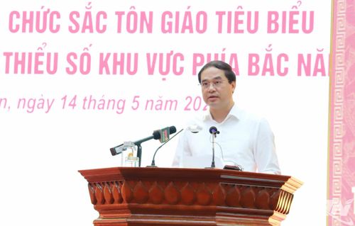 Đồng chí Bí thư Tỉnh ủy Thái Nguyên Trịnh Xuân Trường phát biểu.