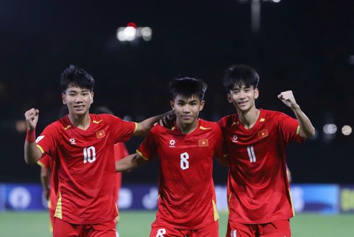 U17 Việt Nam làm nên lịch sử khi giành vé dự World Cup. Ảnh: VFF.