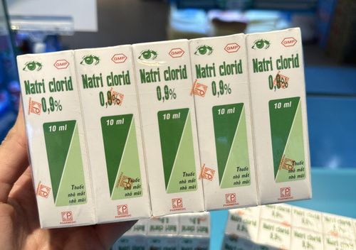 Thuốc nhỏ mắt Natri clorid 0,9% do Công ty cổ phần Dược phẩm Dược liệu Pharmedic sản xuất. Ảnh chụp màn hình.