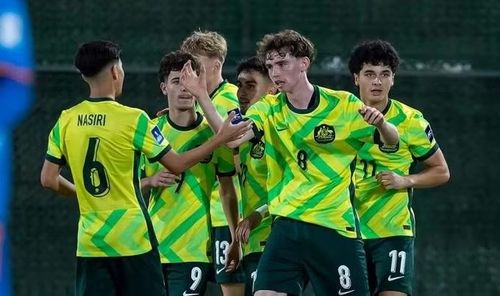 U17 Australia từng để thua U17 Việt Nam (1-2) ở giải Đông Nam Á song vẫn là tập thể rất đáng gờm. Đội bóng này sở hữu nền tảng thể lực, tốc độ và khả năng tranh chấp vượt trội. Ảnh: Football Australia.