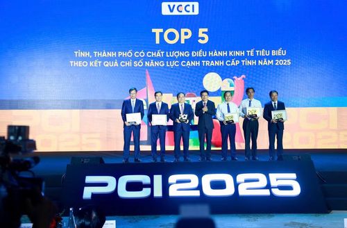 Top 5 địa phương thuộc nhóm chất lượng điều hành "Tốt" gồm Bắc Ninh, Đà Nẵng, Hải Phòng, Phú Thọ và Quảng Ninh.