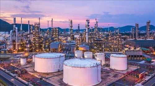 Cơ sở khai thác dầu của Công ty dầu khí quốc gia Aramco của Saudi Arabia. globalenergyprize.org/TTXVN