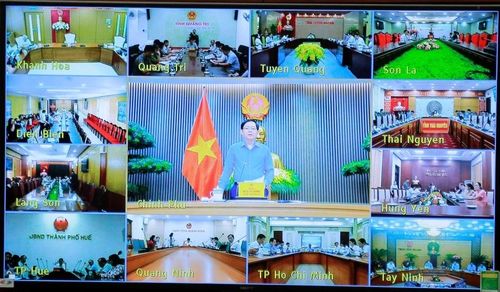 Phó Thủ tướng Chính phủ Hồ Quốc Dũng phát biểu kết luận hội nghị.