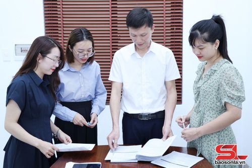 Cán bộ Thống kê tỉnh triển khai nhập liệu phiếu khảo sát, đánh giá năng lực cạnh tranh sở, ban ngành và địa phương.