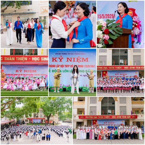 Lễ kỷ niệm 85 năm Ngày thành lập Đội Thiếu niên Tiền phong Hồ Chí Minh được tổ chức tại xã Liên Minh. Ảnh: Kiều Thoan Thu