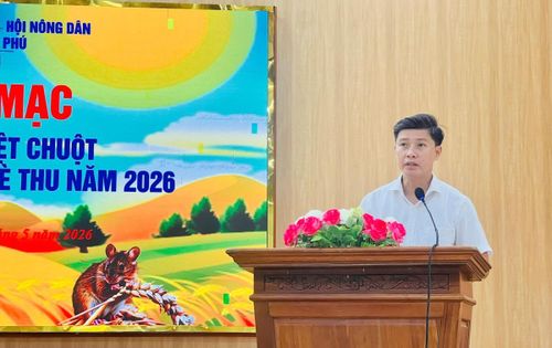 Lãnh đạo UBND xã Xuân Phú chia sẻ tầm quan trọng của cuộc thi.