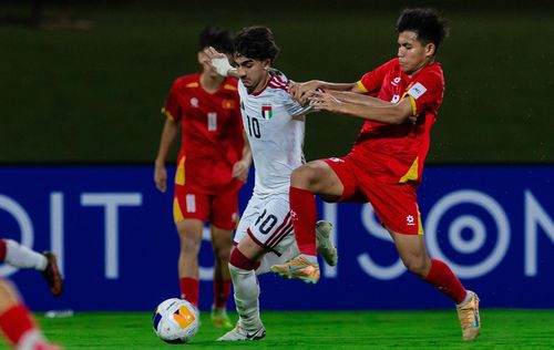 U17 Việt Nam vào tứ kết với ngôi nhất bảng. Ảnh: AFC