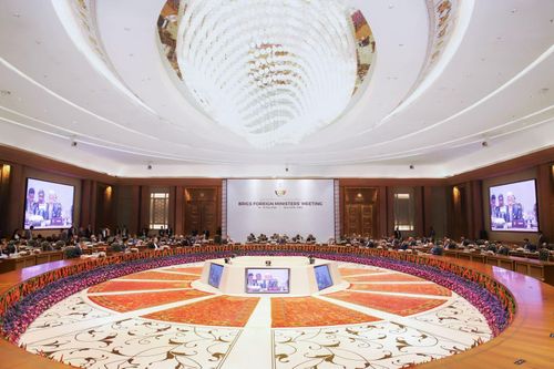 Hội nghị Ngoại trưởng BRICS tại New Delhi, Ấn Độ ngày 14/5/2026. Ảnh: ANI/TTXVN
