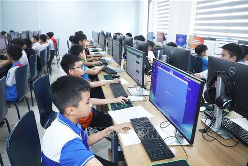 Phần dự thi của các học sinh.