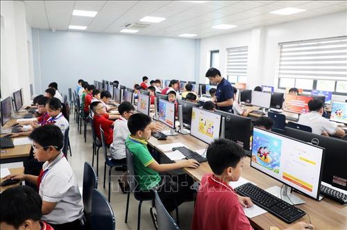 Phần dự thi của các học sinh.