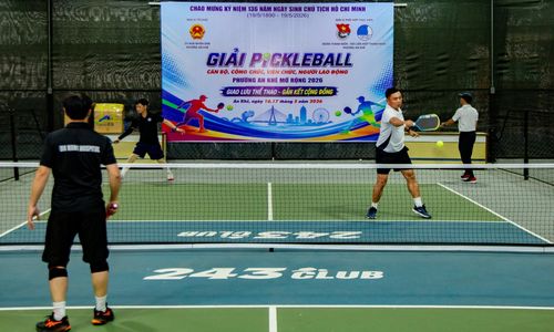 Vận động viên tranh tài tại giải. Ảnh: BẢO LÂM