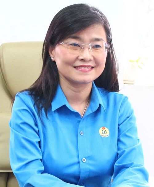 Phó Chủ tịch Liên đoàn Lao động thành phố Đồng Nai Bùi Thị Bích Thủy. Ảnh: Nguyễn Hòa